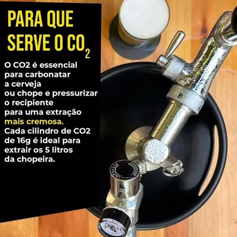 Chopeira Térmica Keg Vacuum Portátil 5L