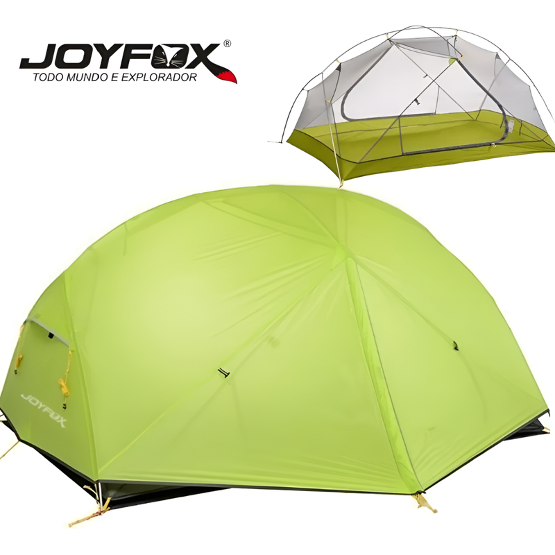 Barraca JOYFOX para 2 Pessoas – Ultraleve, 4 Estações e à Prova de Qualquer Clima