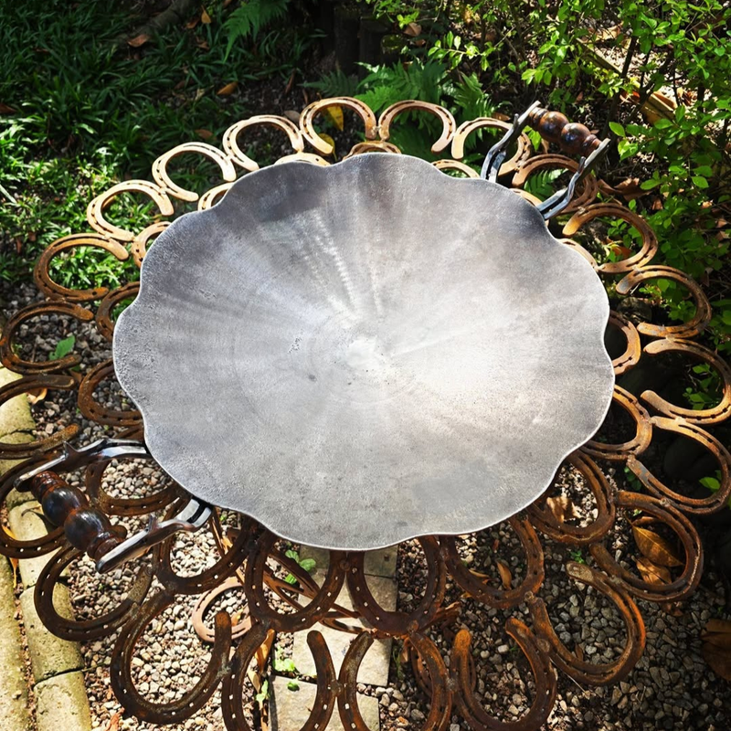 Disco de Arado com Suporte de Parede - 83 cm