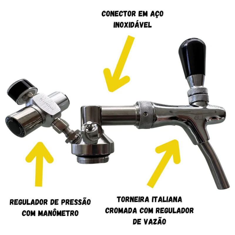 Chopeira Térmica Keg Vacuum Portátil 5L
