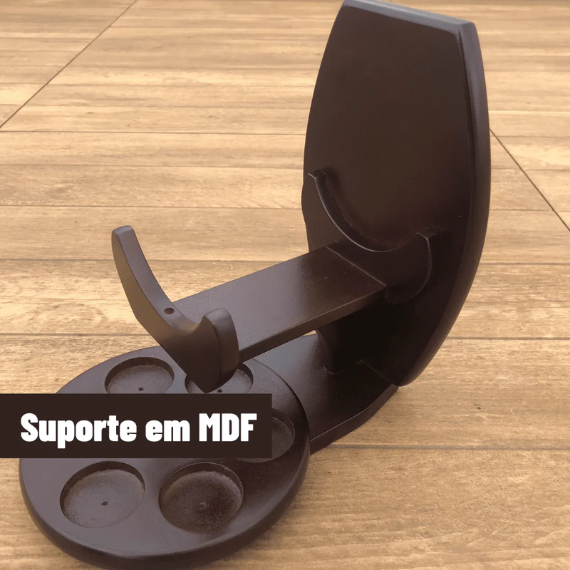 Barril de Estanho 1 Litro com Bandeja Giratória