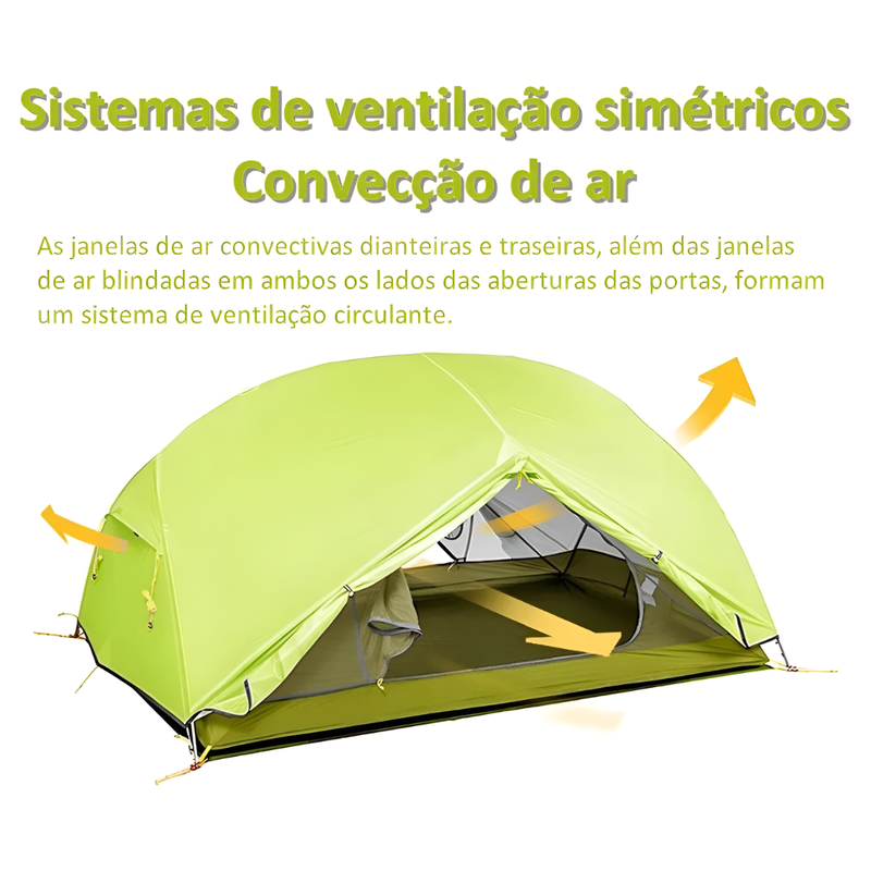 Barraca JOYFOX para 2 Pessoas – Ultraleve, 4 Estações e à Prova de Qualquer Clima