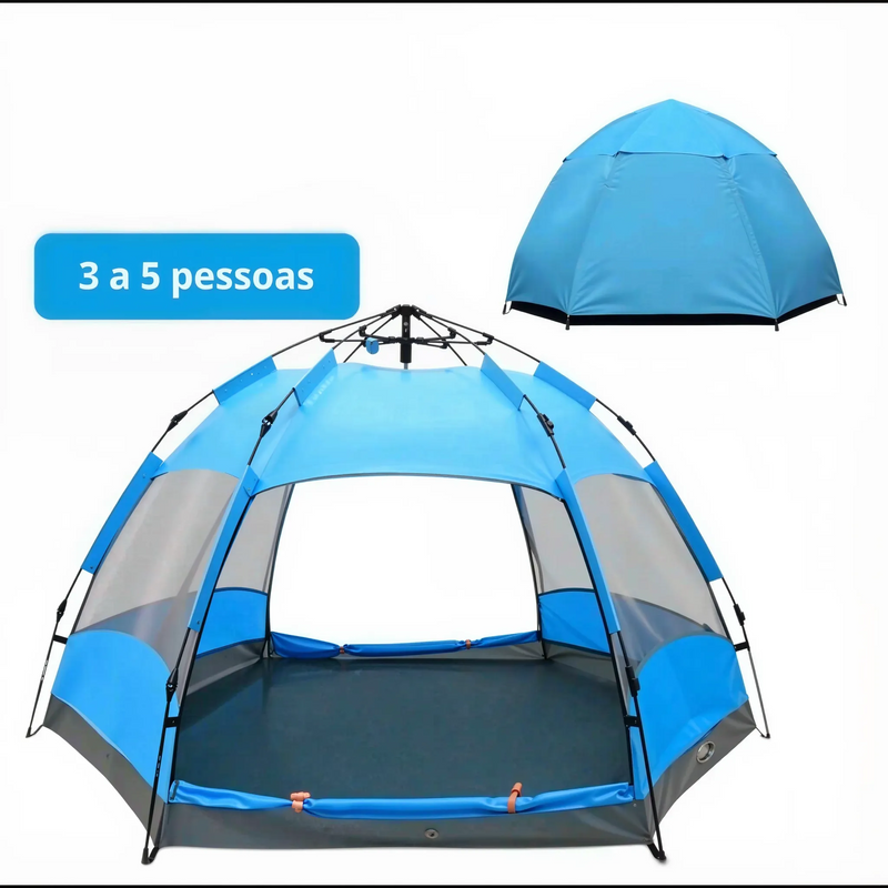 Barraca de Acampamento 4 A 6 Pessoas
